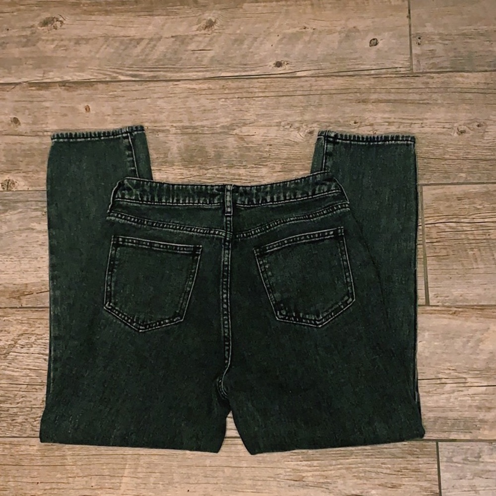 Pacsun Charcoal Black High Rise Straight Leg Jeans